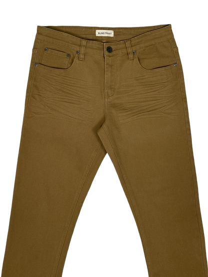 BTP19800X-Men's Big & Tall Men's Slim Fit Stretch Twill Pants