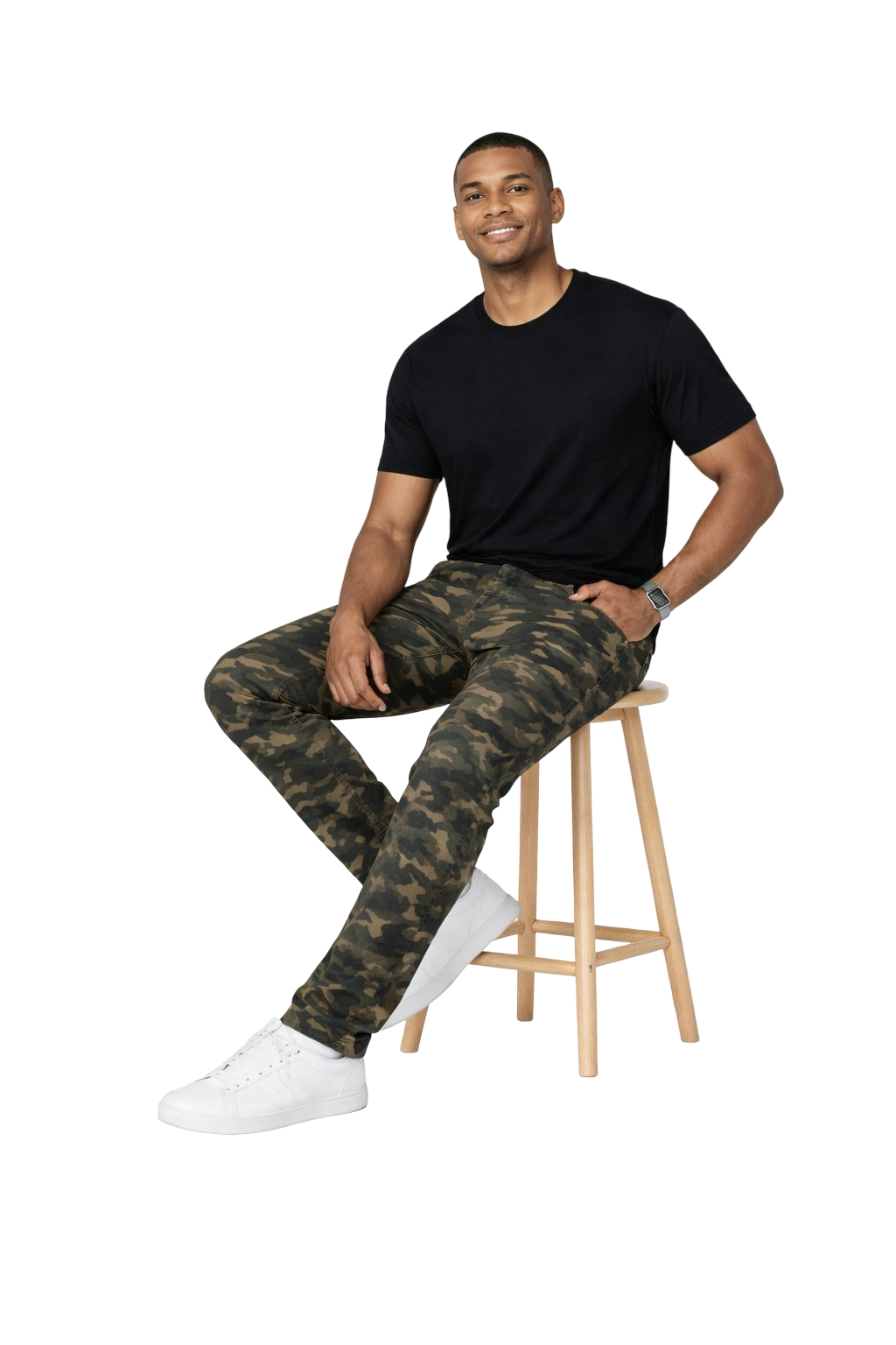 BTP19800-Men's Slim Fit Stretch Twill Pants