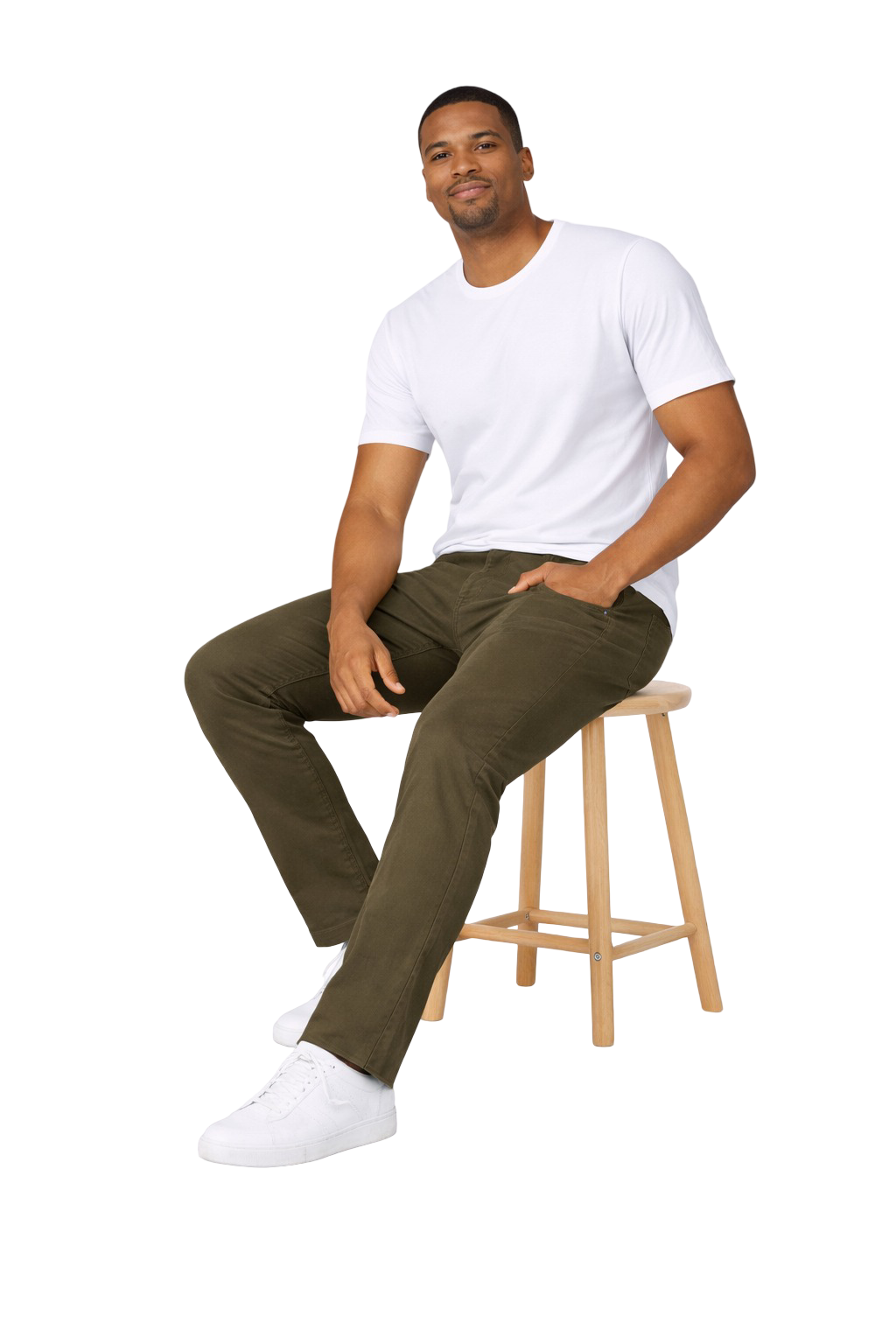 BTP19800-Men's Slim Fit Stretch Twill Pants