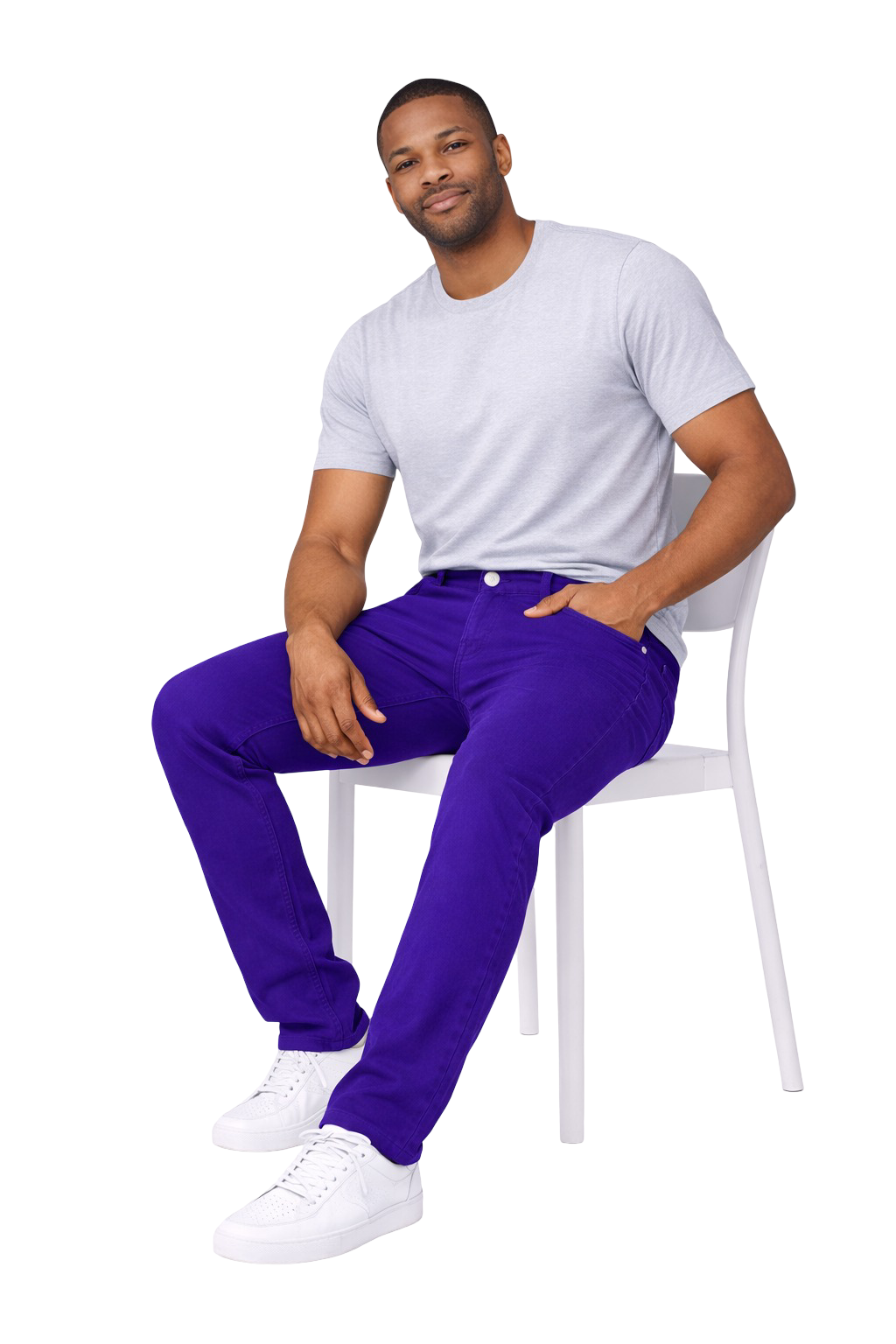 BTP19800-Men's Slim Fit Stretch Twill Pants