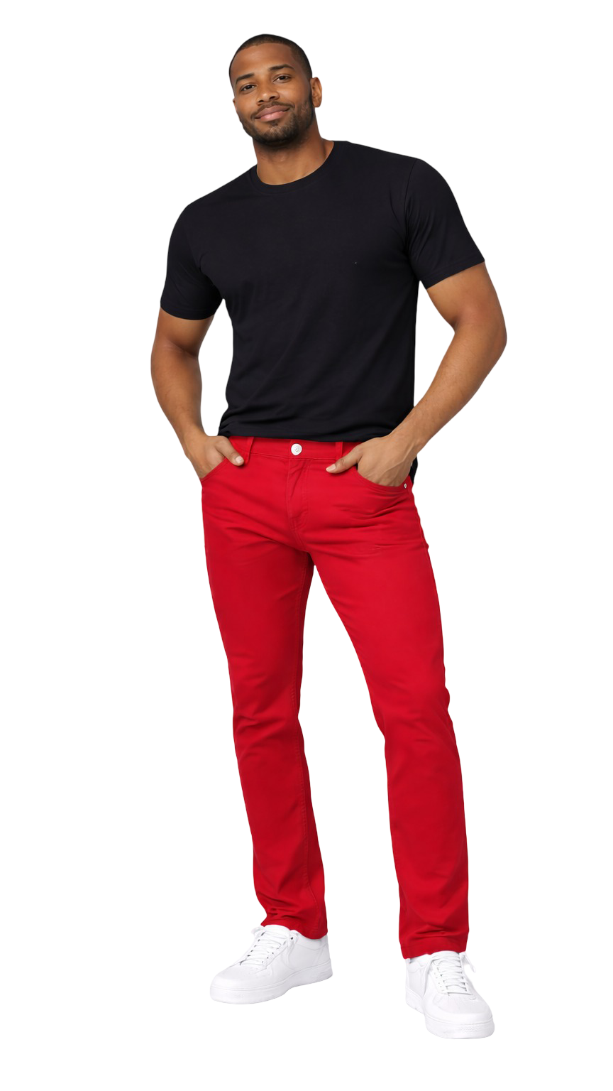 BTP19800-Men's Slim Fit Stretch Twill Pants