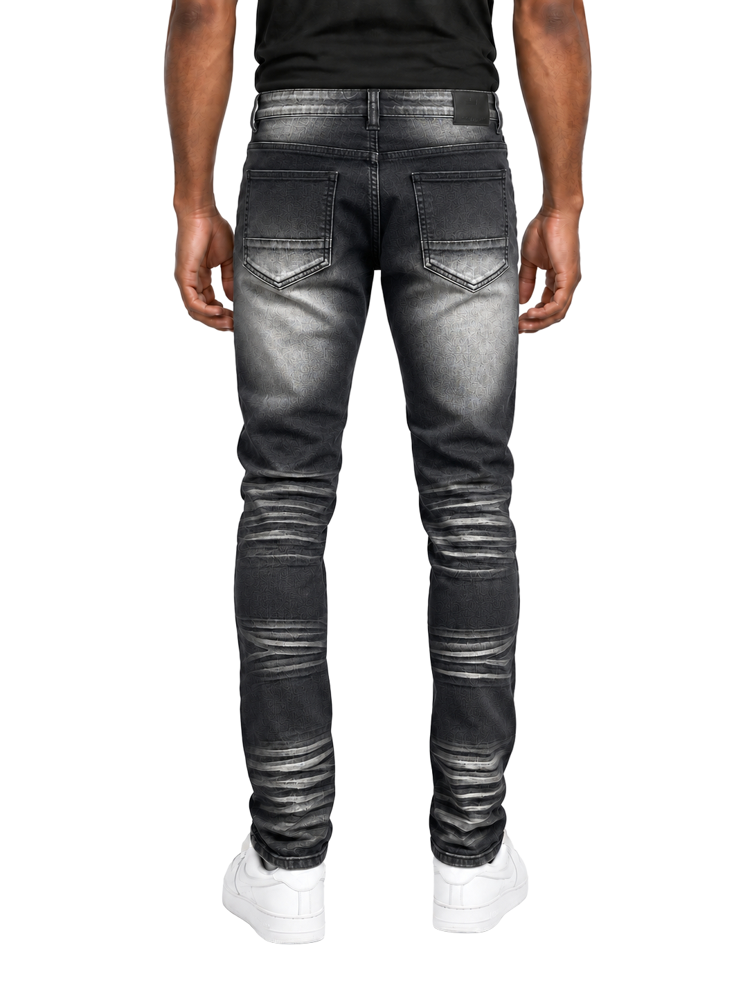 BTP24082X- Men's Big & Tall Washed Slim Fit Jeans