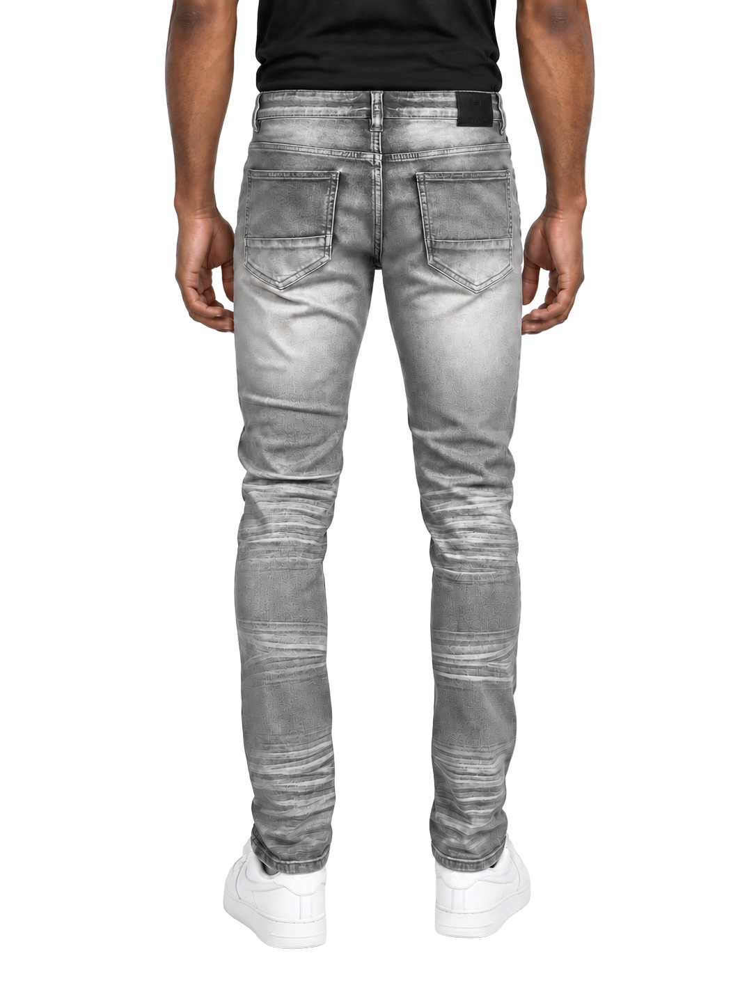 BTP24082X- Men's Big & Tall Washed Slim Fit Jeans