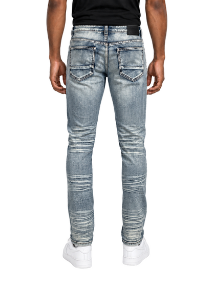 BTP24082X- Men's Big & Tall Washed Slim Fit Jeans