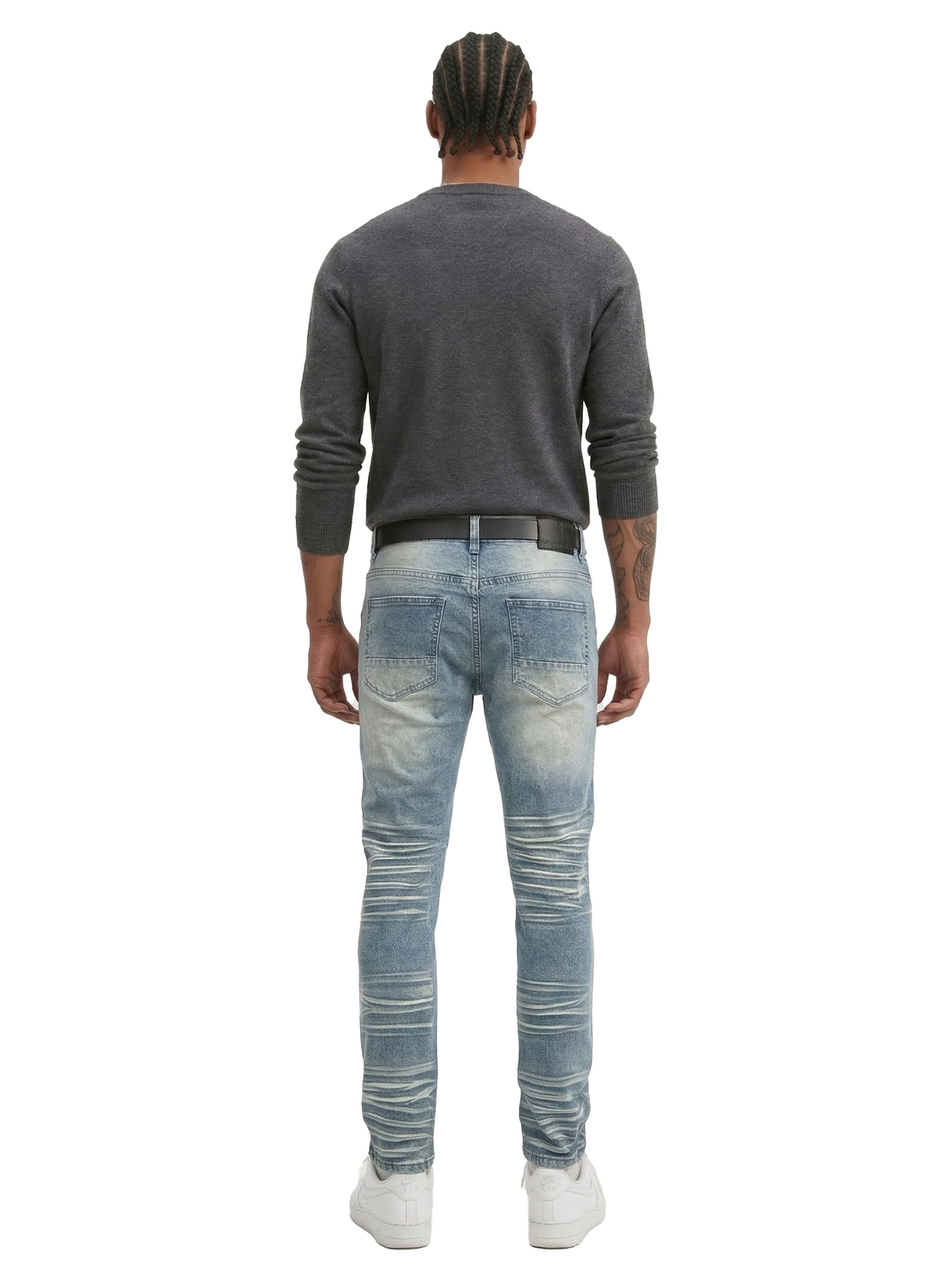 BTP24082- Men's Washed Slim Fit Jean
