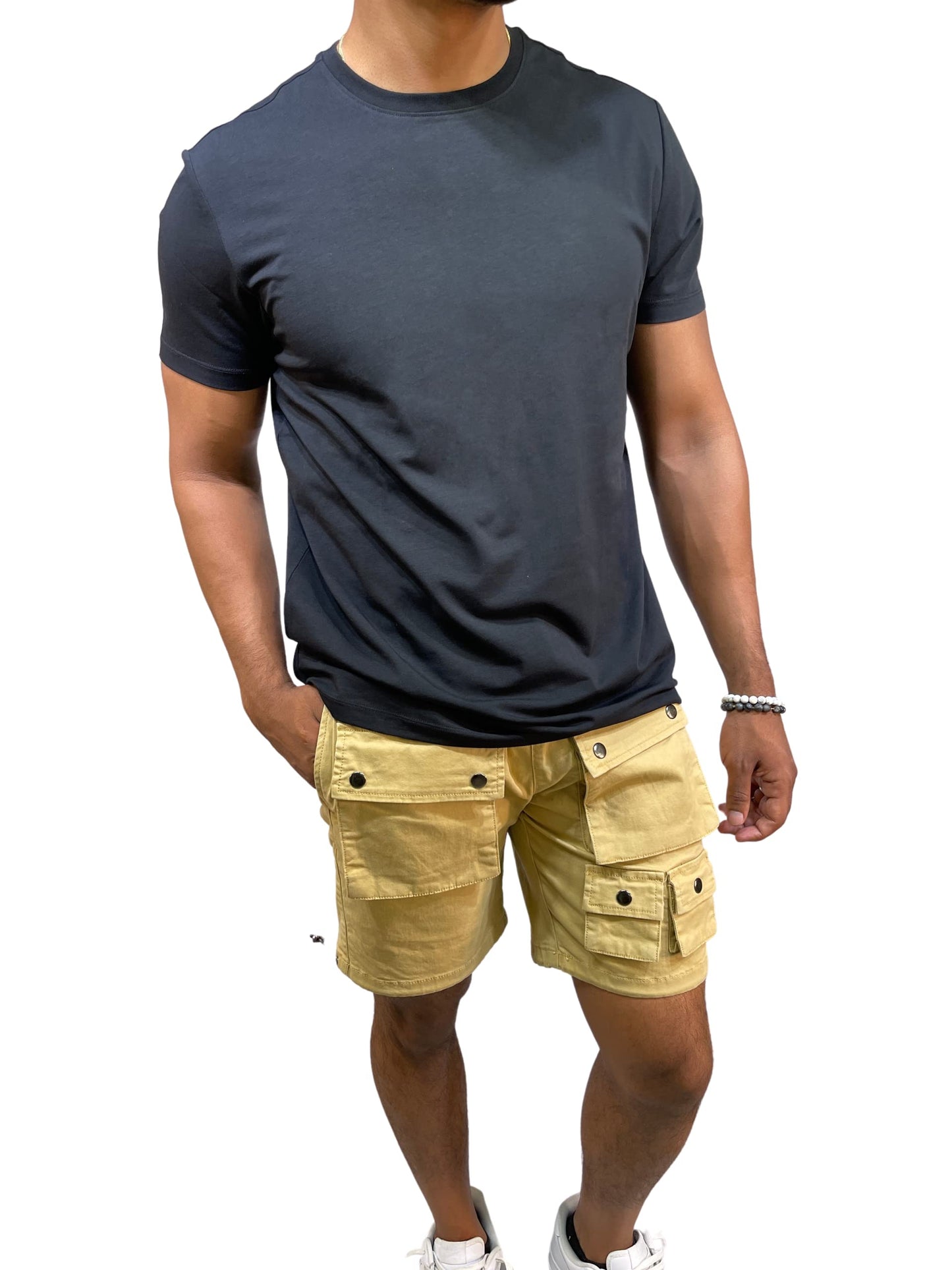 BTT220010- Men's Premium Cotton Spandex T-Shirts