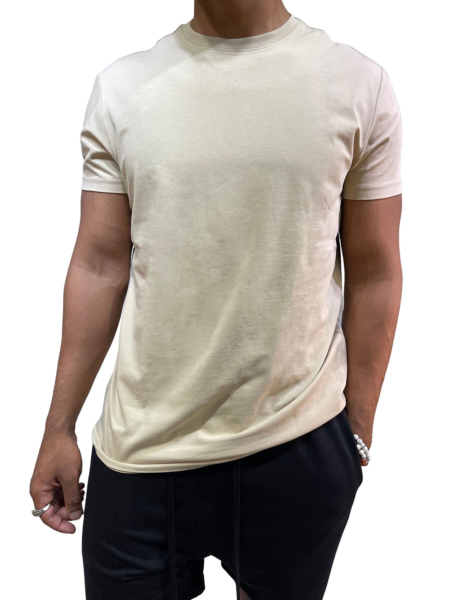 BTT220010- Men's Premium Cotton Spandex T-Shirts