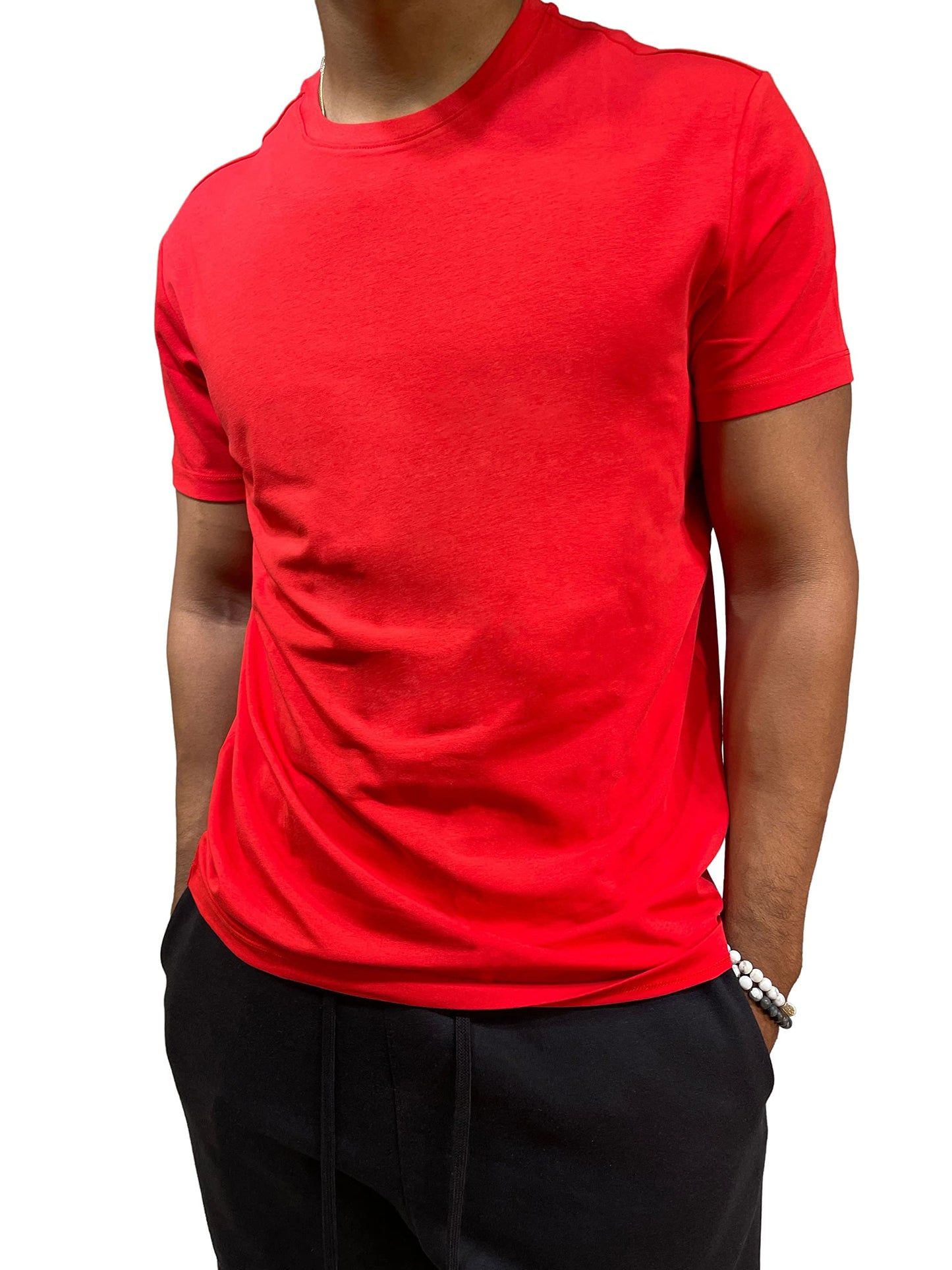 BTT220010- Men's Premium Cotton Spandex T-Shirts